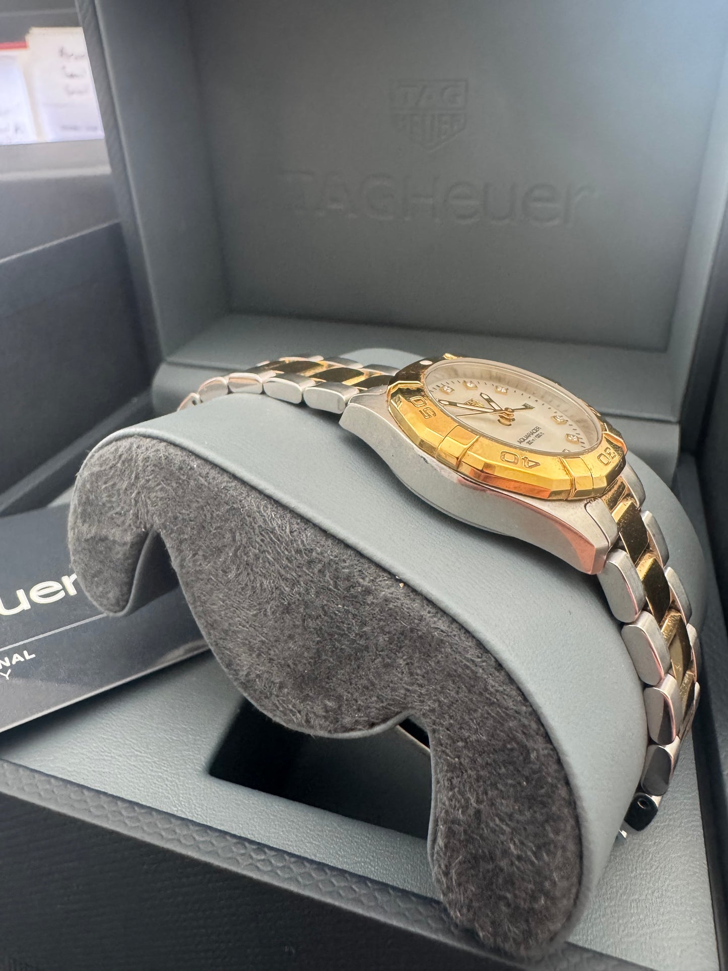 Ladies TAG Heuer Aquaracer 27mm Quartz Diamond WBD1422BB0321