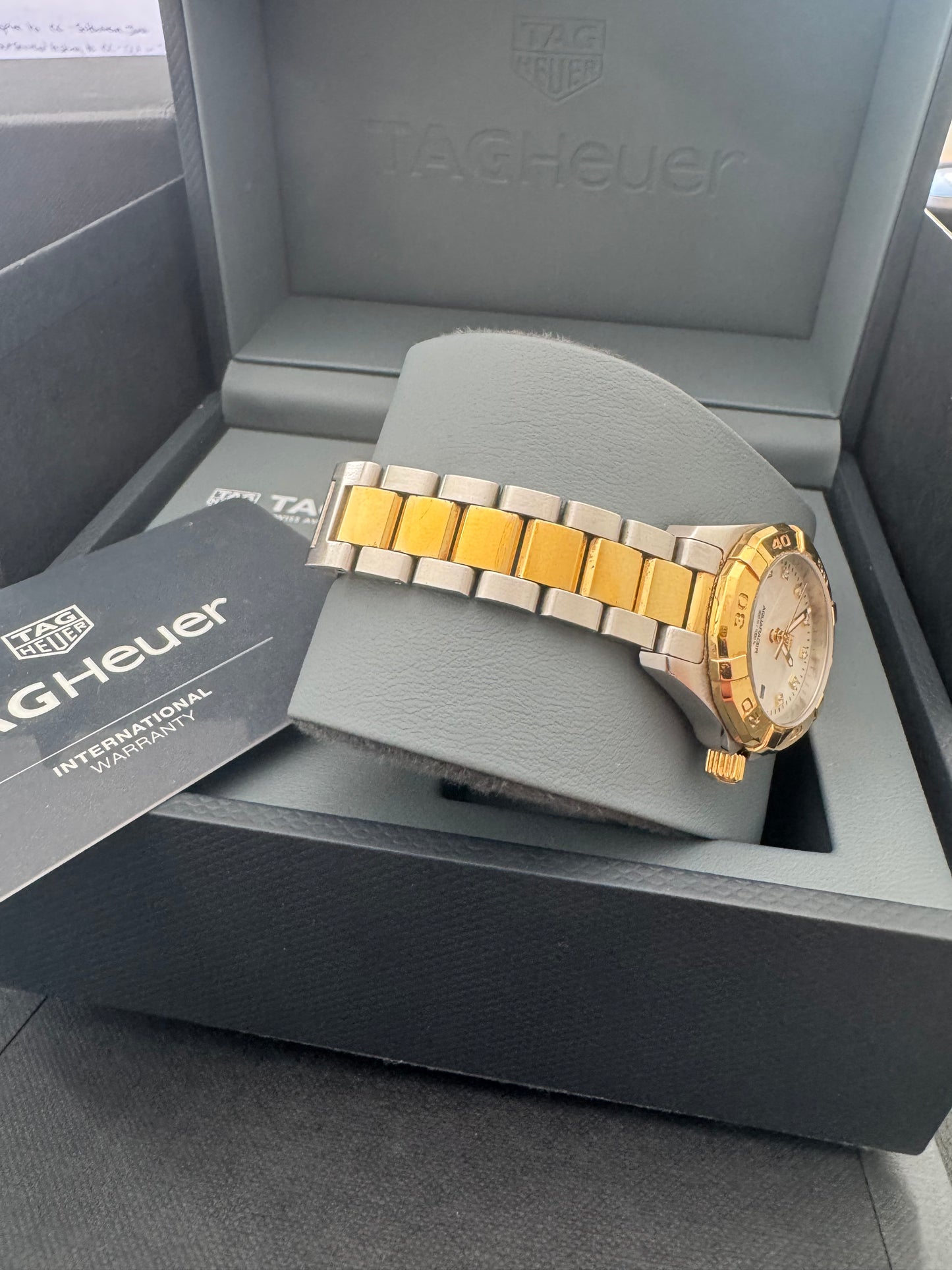 Ladies TAG Heuer Aquaracer 27mm Quartz Diamond WBD1422BB0321